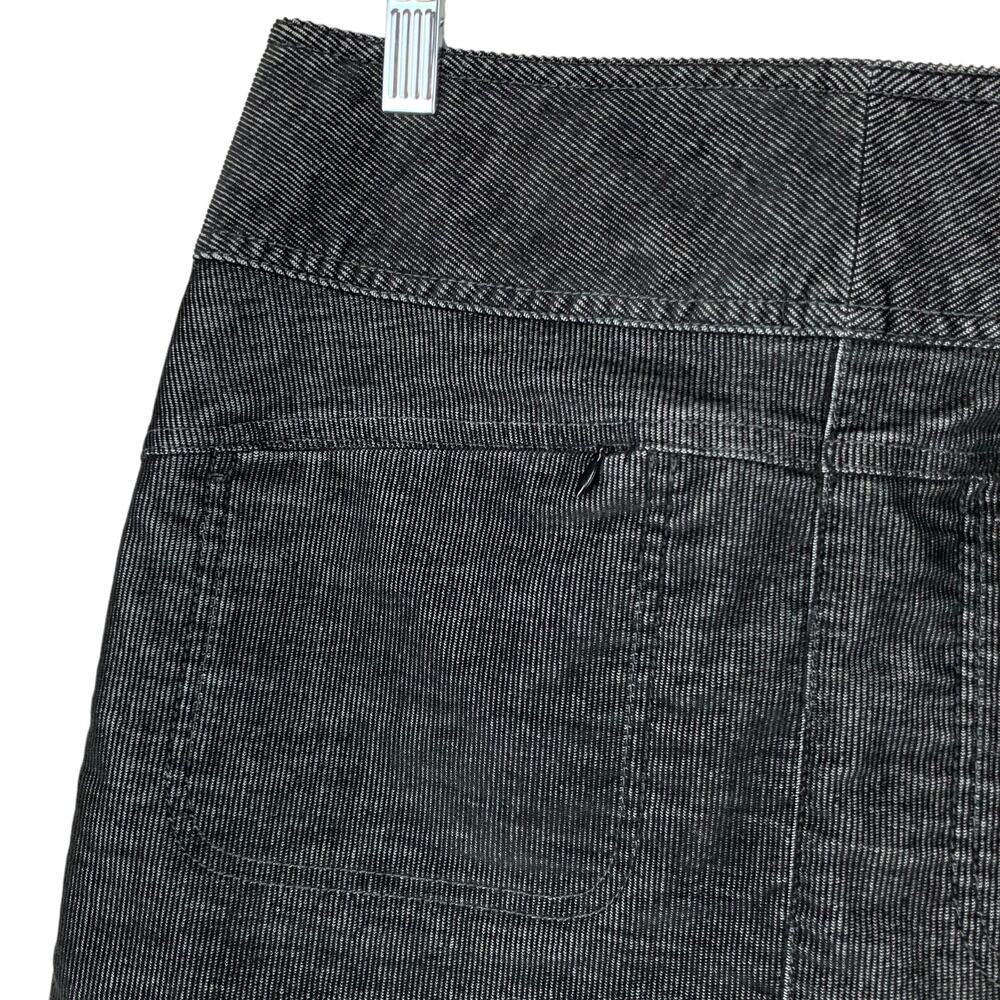 Athleta Corduroy Mini Skirt Black Pockets Women's 4 Petite 4P - Picture 5 of 8
